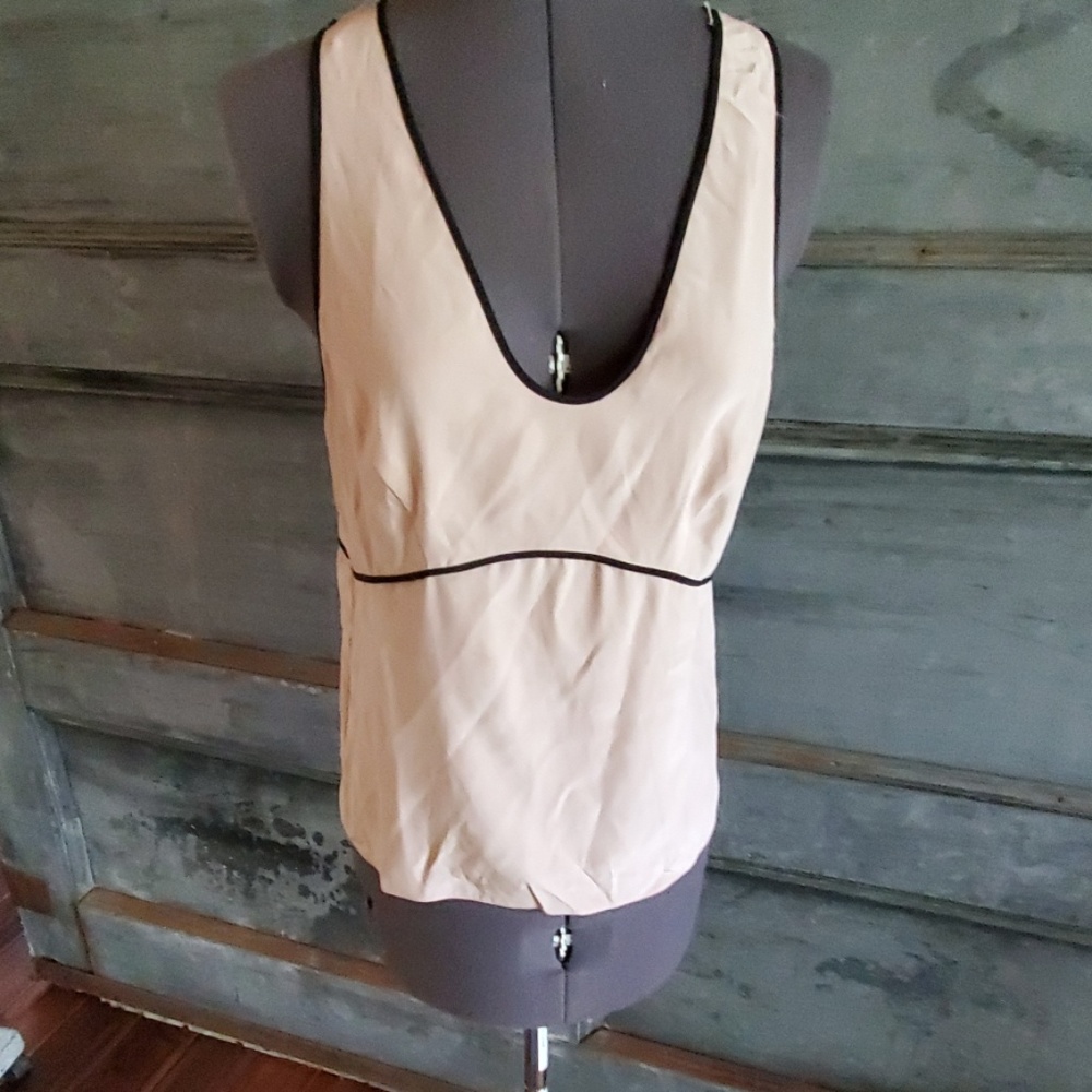 Polka-Dot Silk-Chiffon Blouse size 46 - Picture 6 of 6